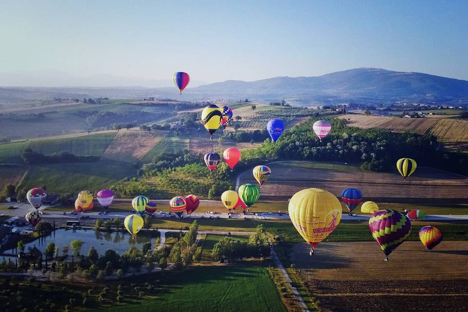 Vista lago e anfiteatro