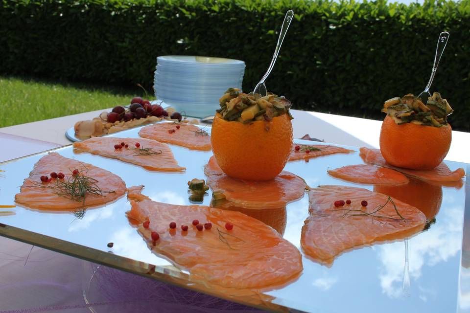 Carpaccio di salmone