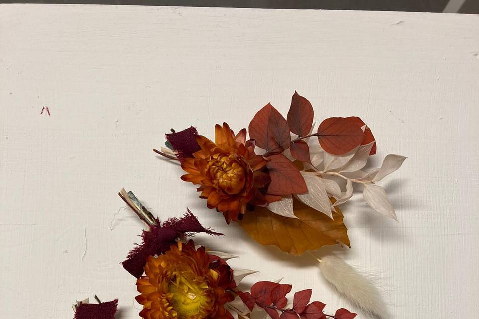 Boutonniere Dried Autumn