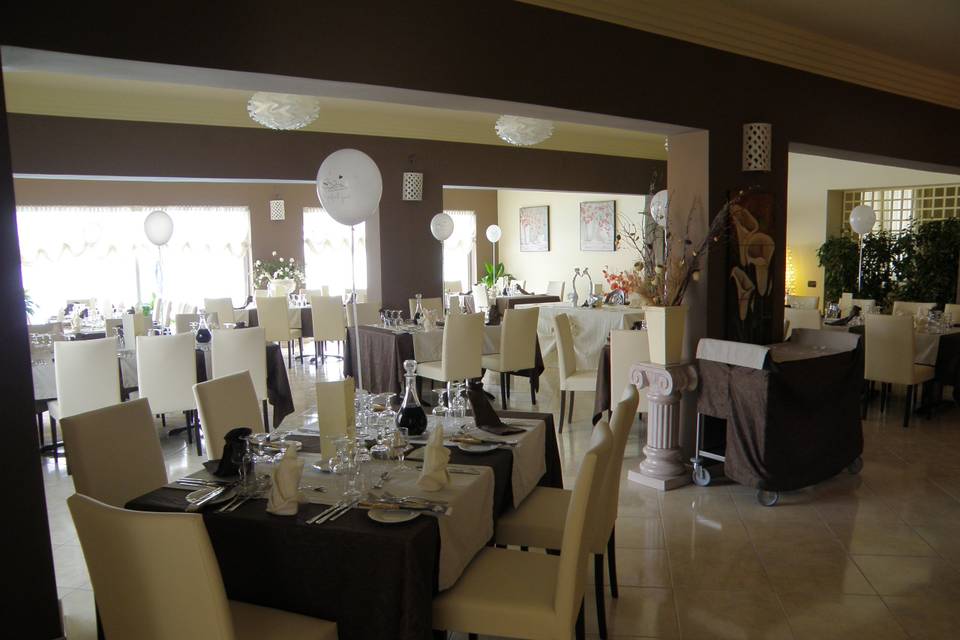 La sala ristorante