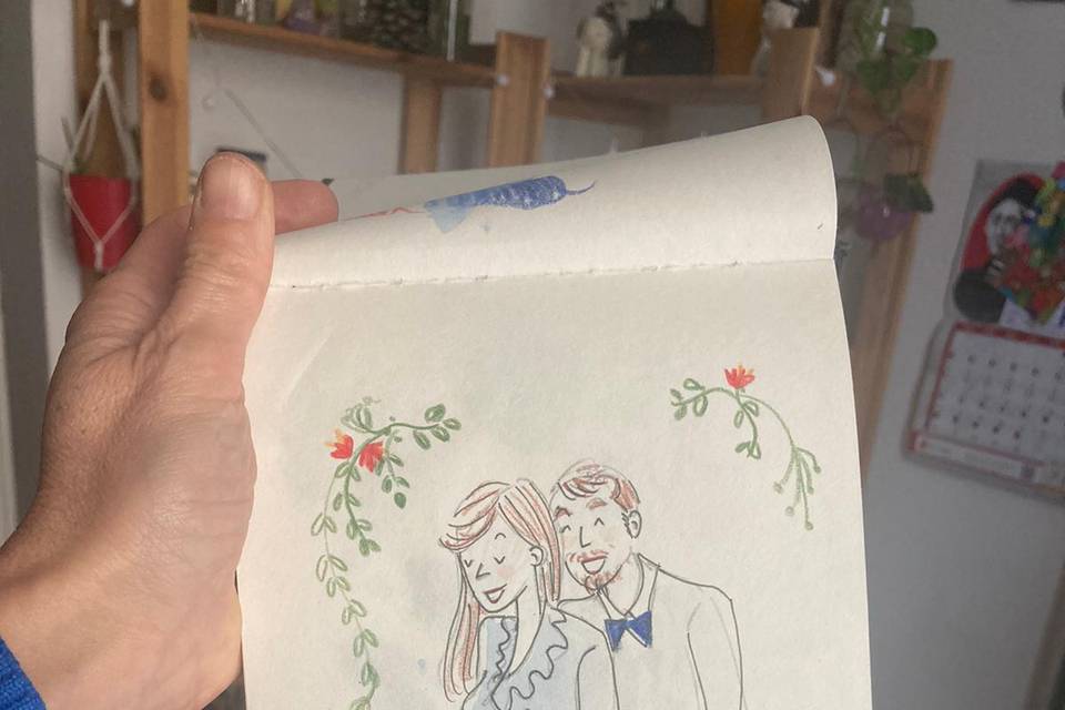 Esempio/schizzo ritratto pers.