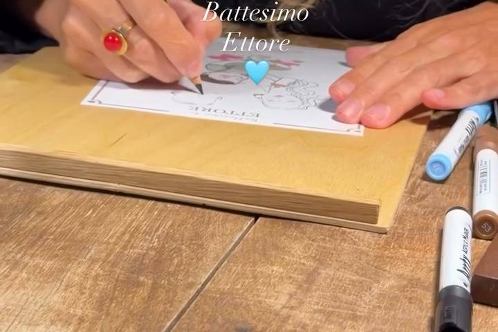 Ritratti illustrati Battesimo