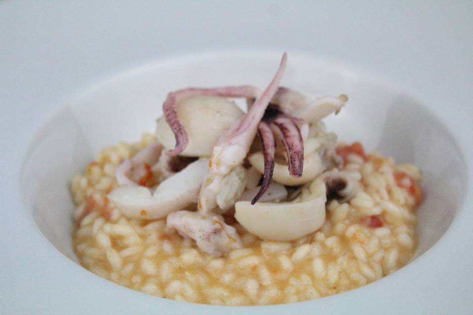 Risotto seppie e calamari