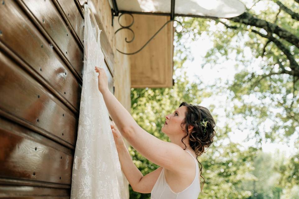Preparazione sposa