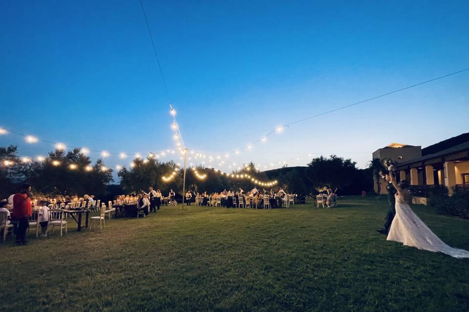 Cena in giaridno