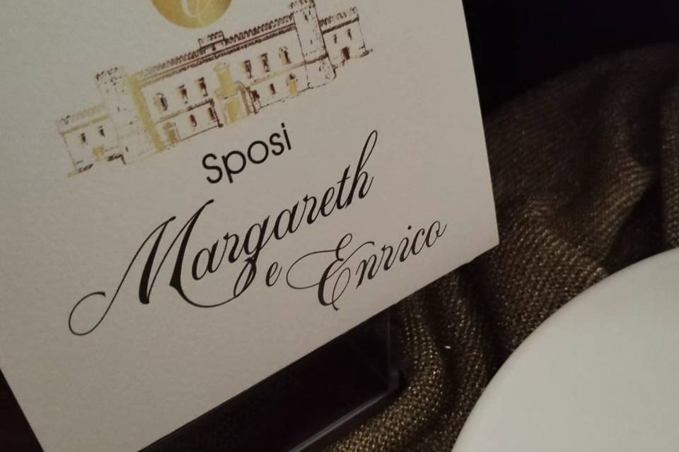 Segnatavolo-matrimonio