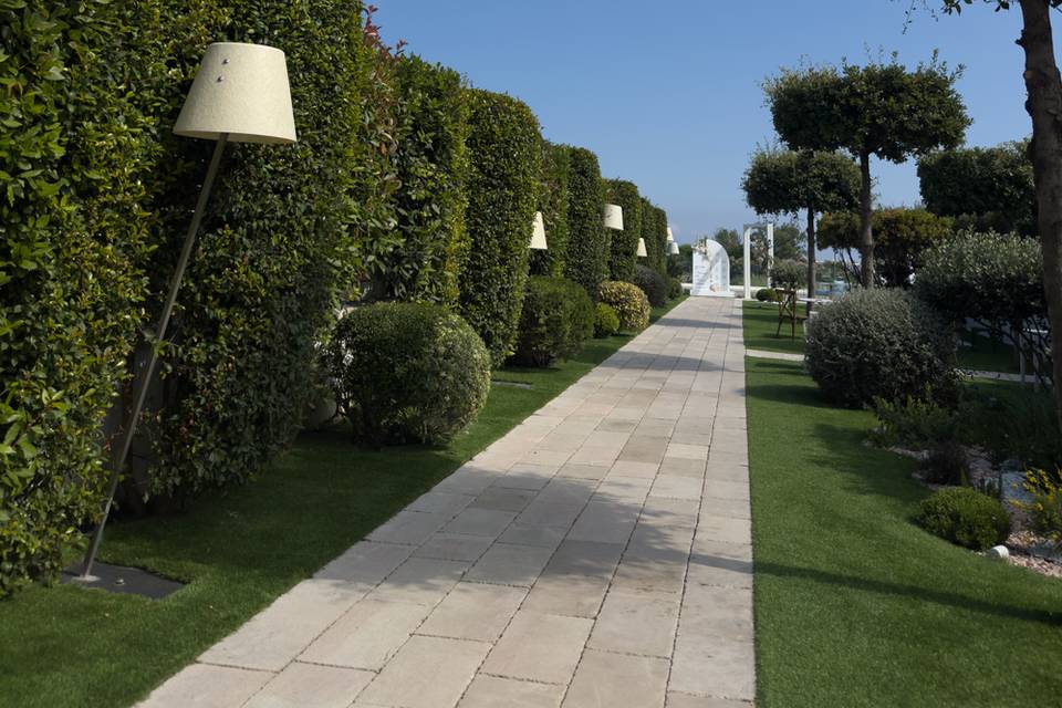 Ingresso ai giardini