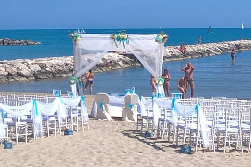 Rito civile in spiaggia