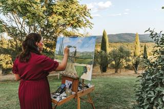Sara Peron Pittrice dal vivo - Live painting
