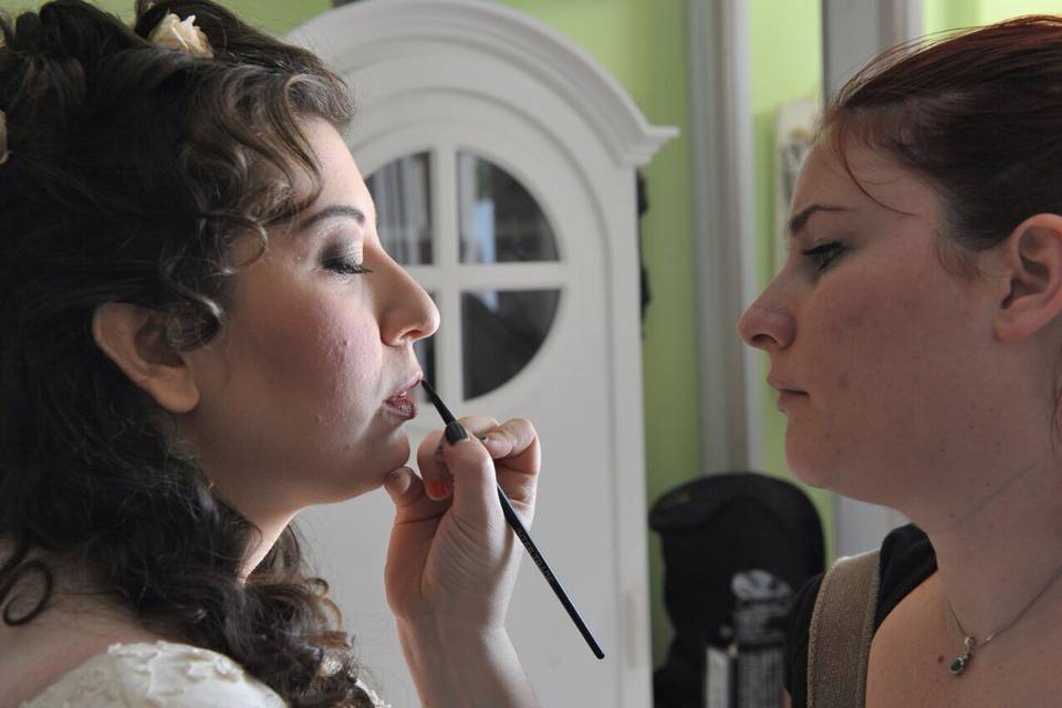 Backstage Matrimonio Ilaria