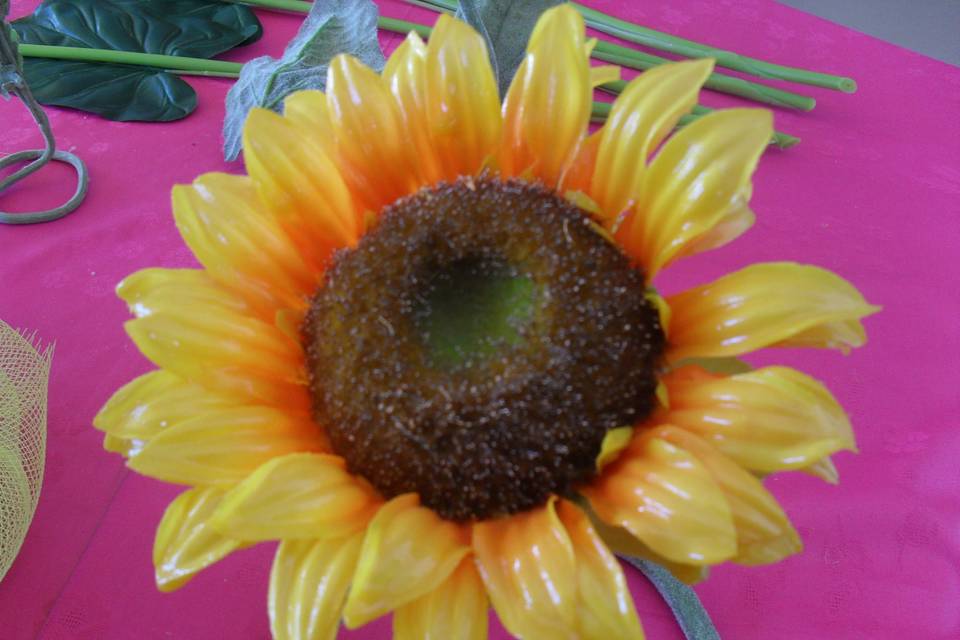 Girasole in cera