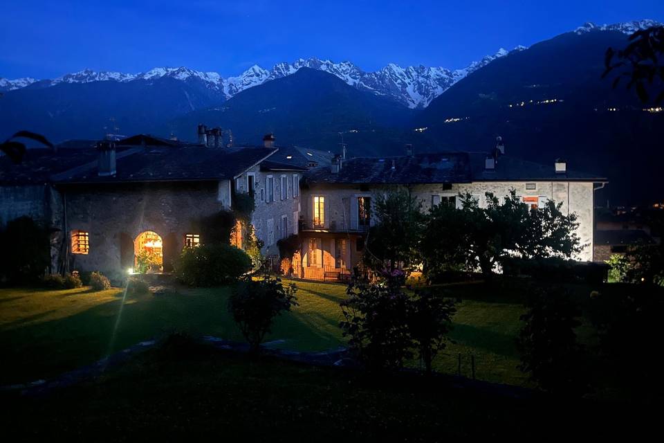 Vista retro notturno