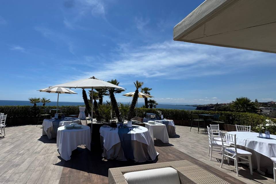 Battesimo in terrazza suite