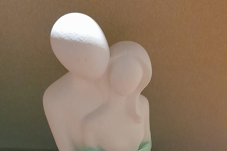 Statuina in polvere di ceramic