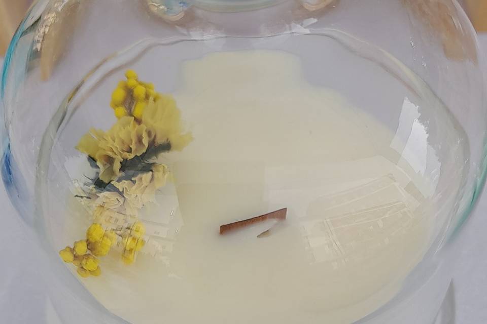 Campana botanica in cera di so