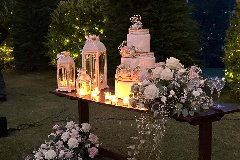 Allestimento taglio torta