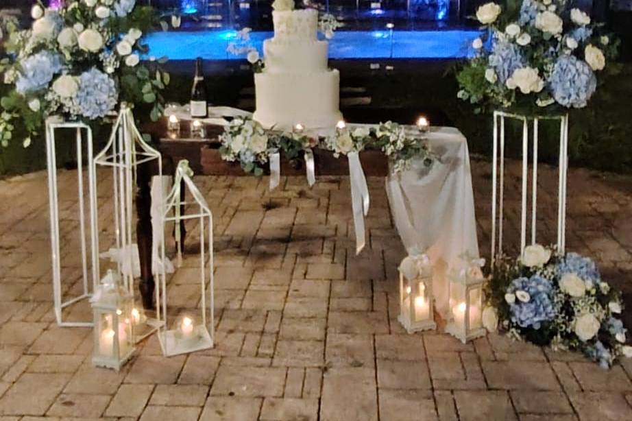 Allestimento taglio torta