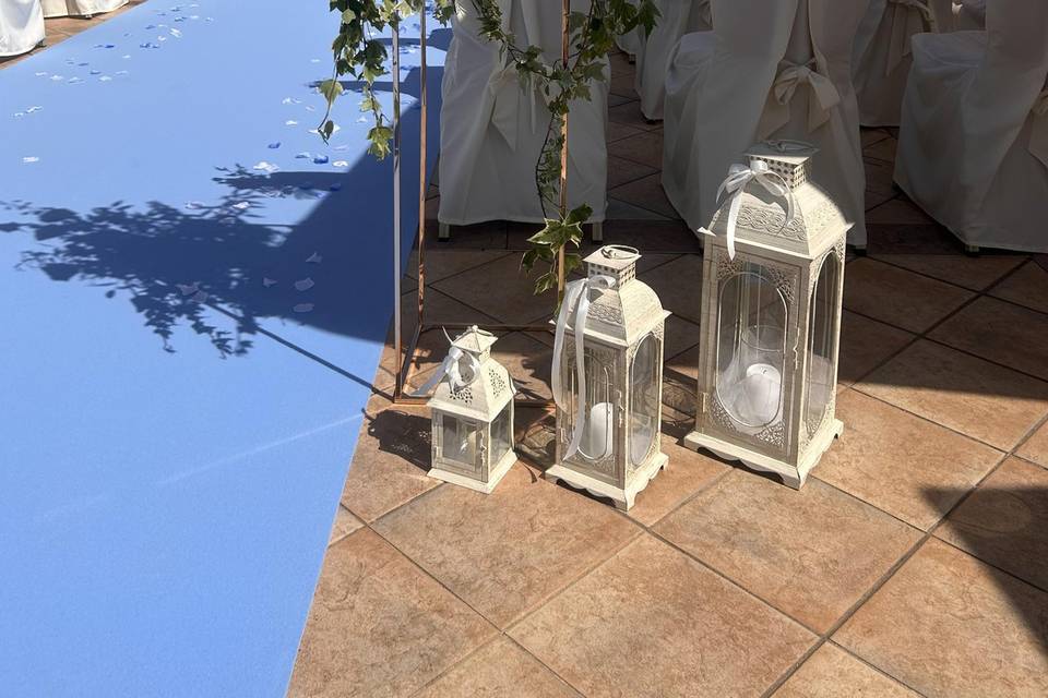 Allestimento cerimonia
