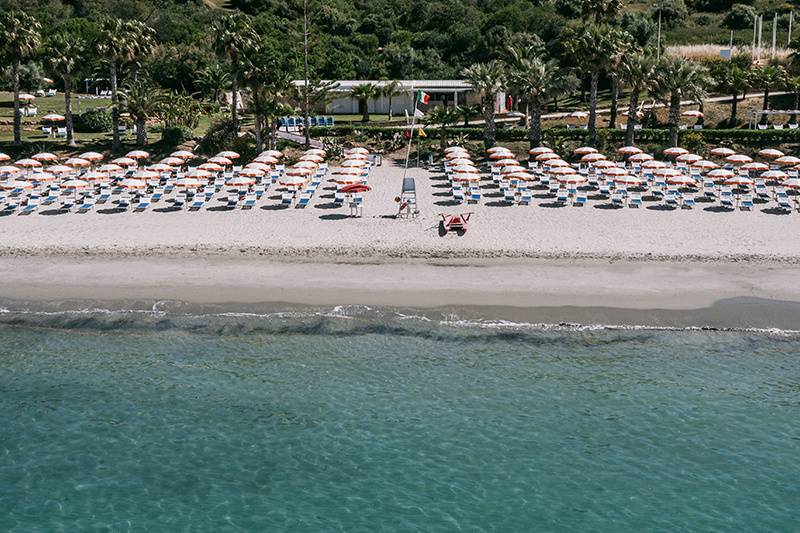 Spaggia del resort