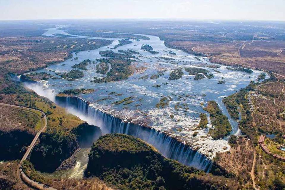 Victoria Falls dall'alto