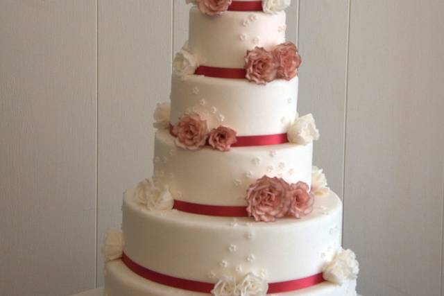 Torta Nuziale Shabby Chic