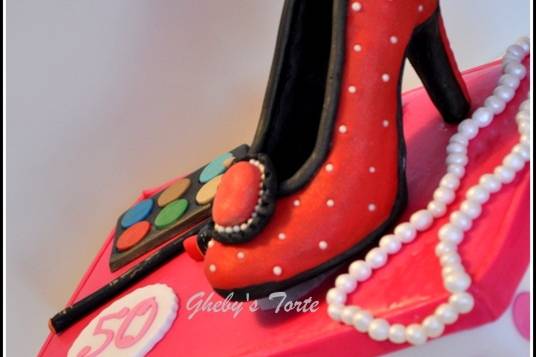 Torta scatola scarpe