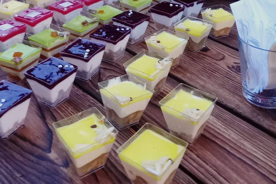 Dettaglio buffet dolce autunno