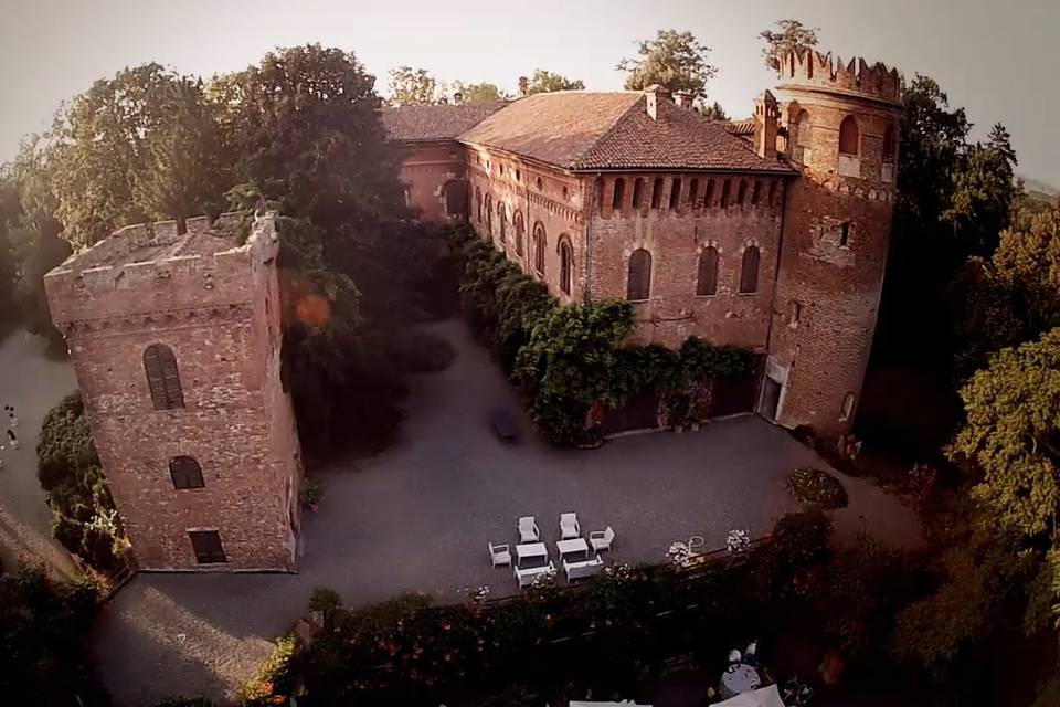 Castello dal drone