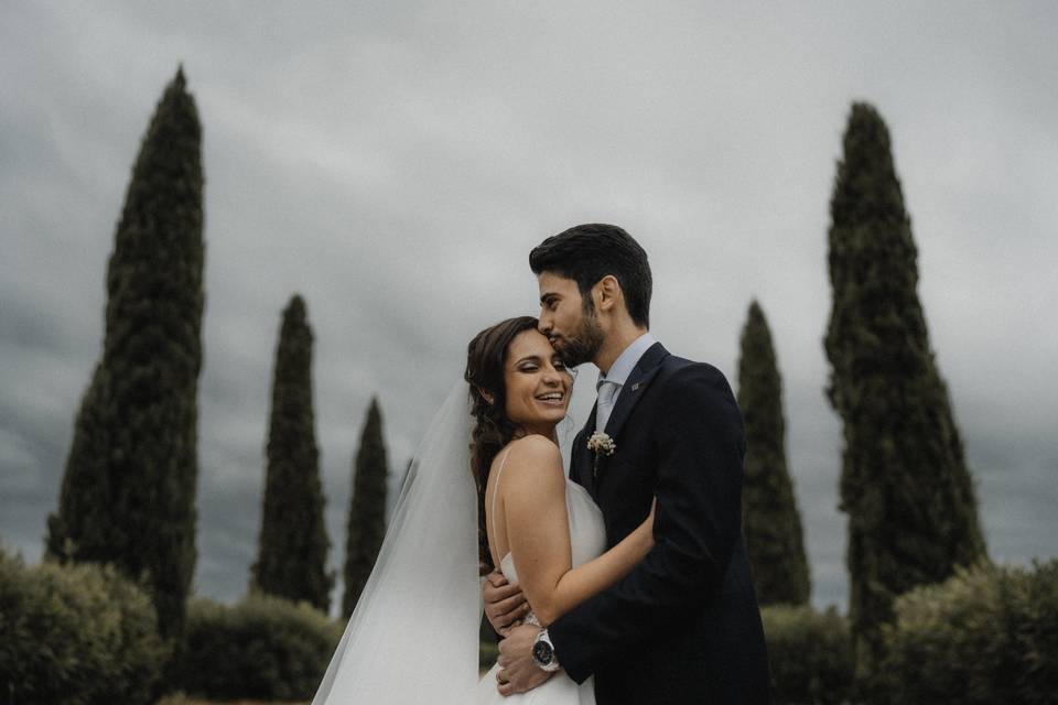 Matrimonio sotto la pioggia