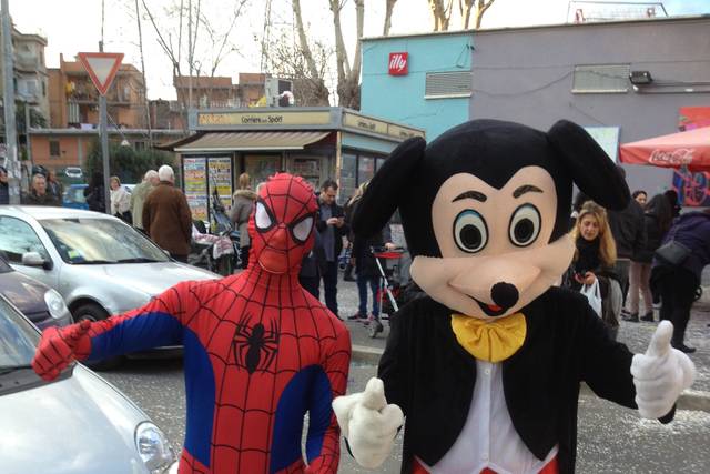 Topolino e spiderman