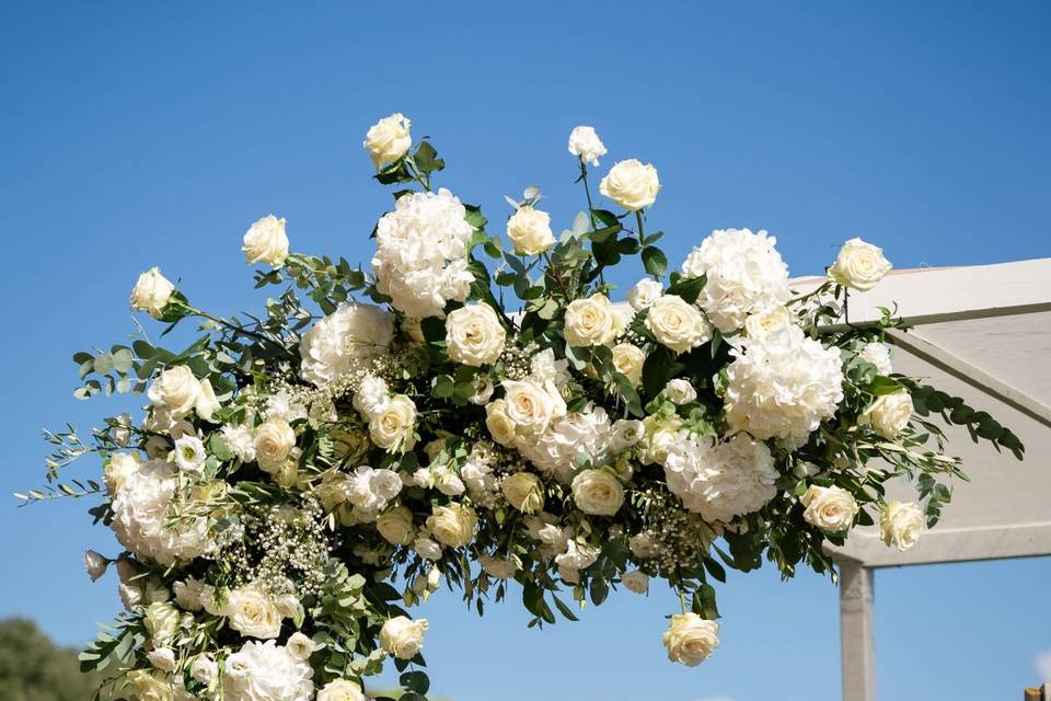 arco_florale_bianco_verde