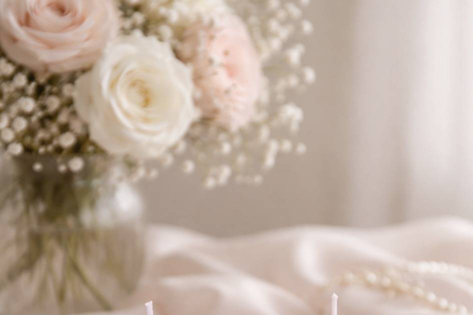 Candele Sfere Fiorite