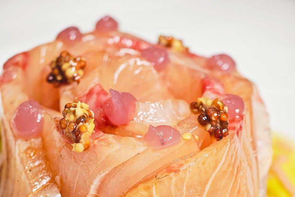 Sashimi di ricciola