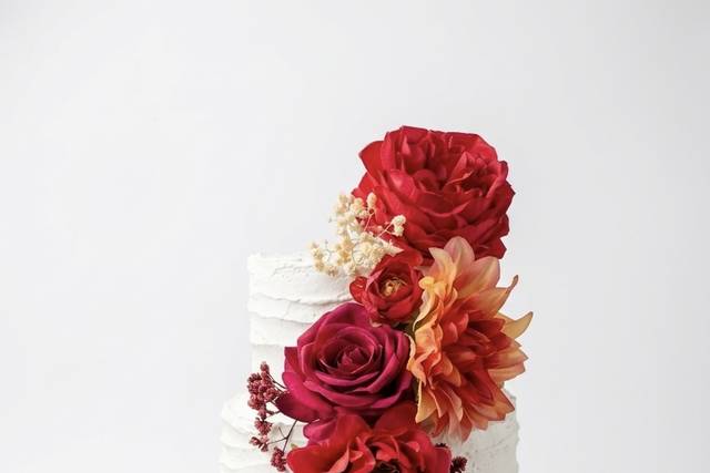 Torta di compleanno floreale
