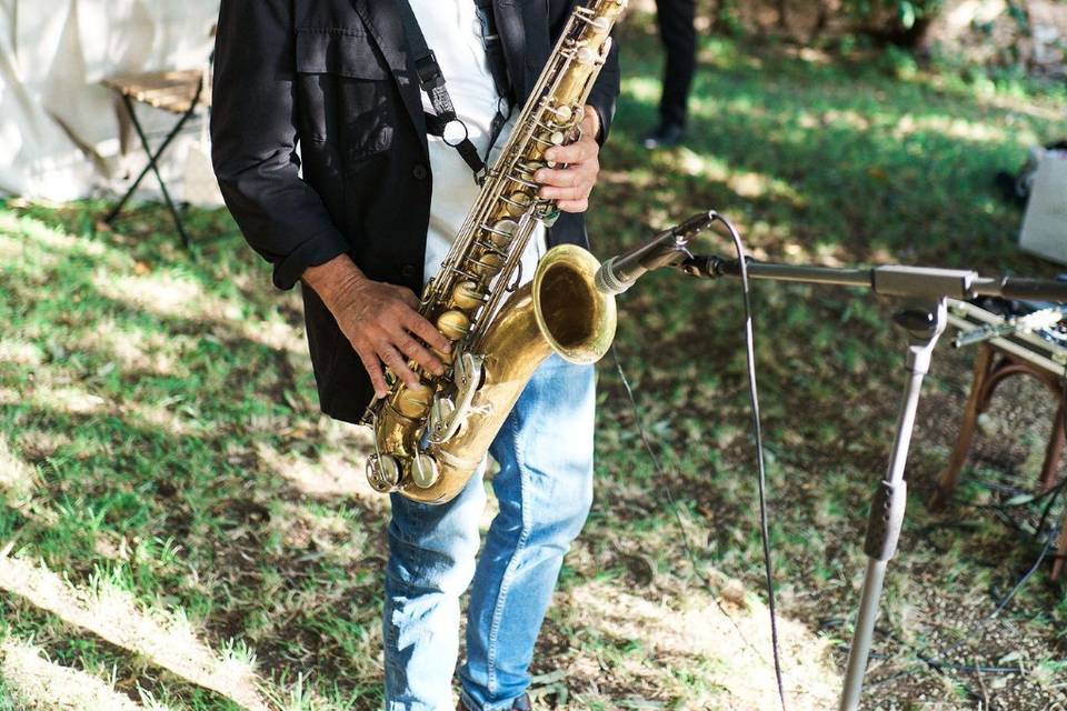 Sax nel parco