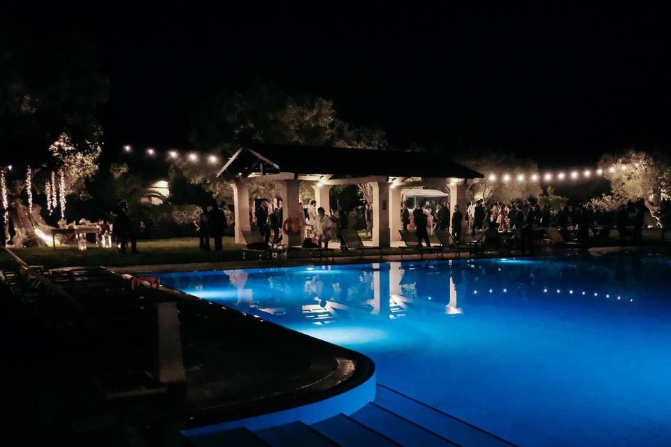 Pool by night