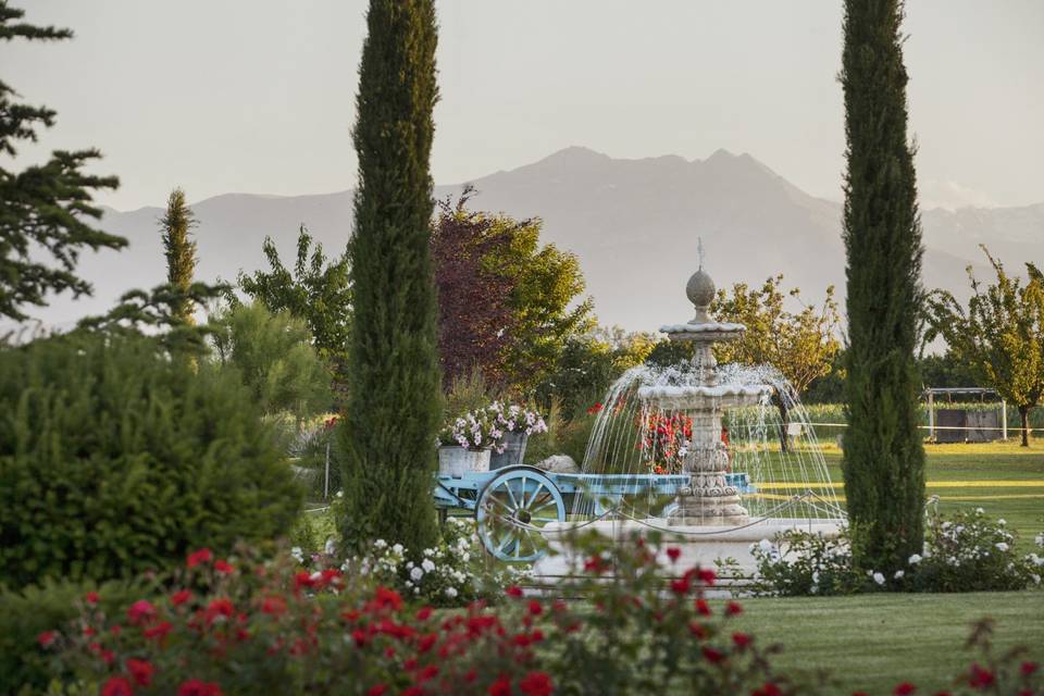 Veduta del Parco con Bisalta