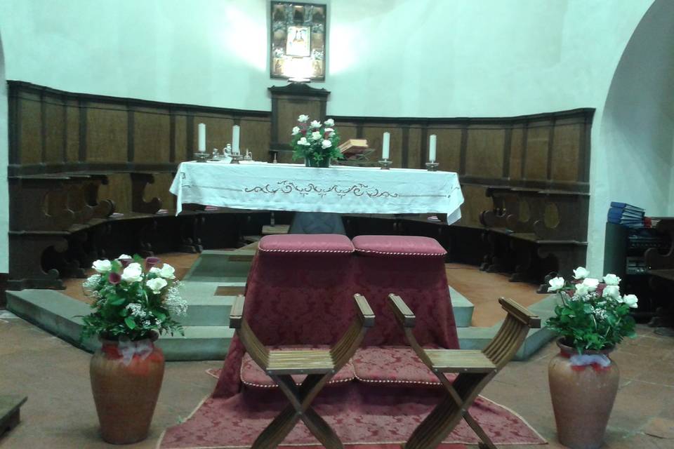 Allestimento chiesa