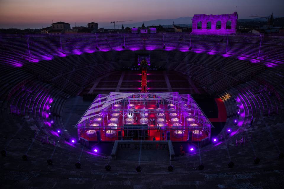 Illuminazione Arena