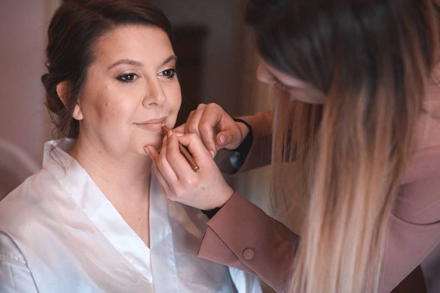 Trucco e capelli sposa Franci