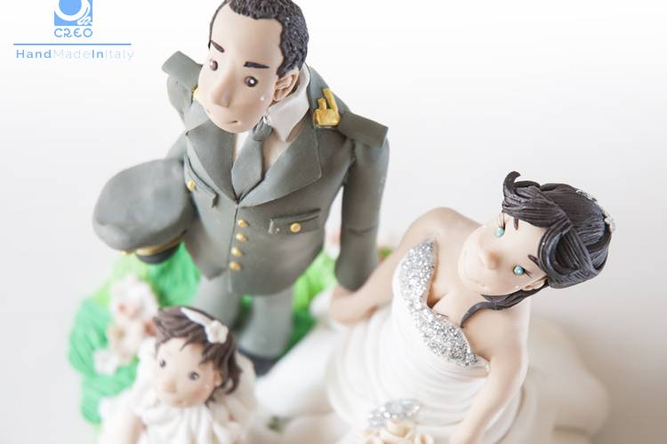 Wedding Cake Topper in Divisa