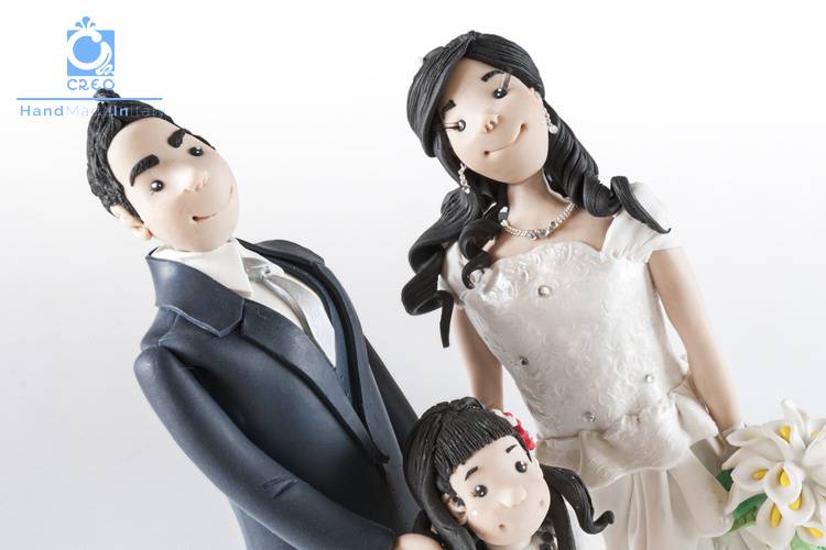 Wedding Cake Topper Family