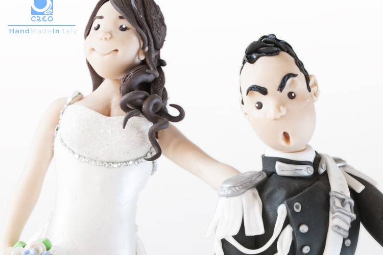 Wedding Cake Topper in Divisa