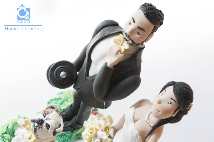 Wedding Cake Topper Divertente