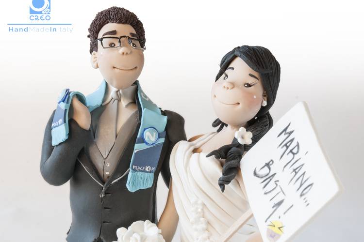 Wedding Cake Topper Umoristico