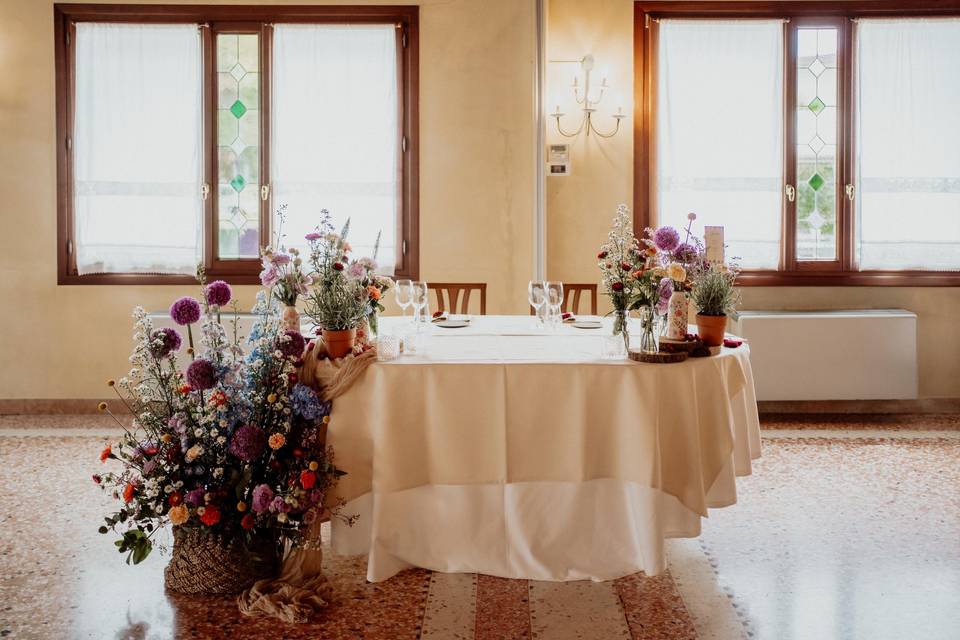 Tavolo sposi