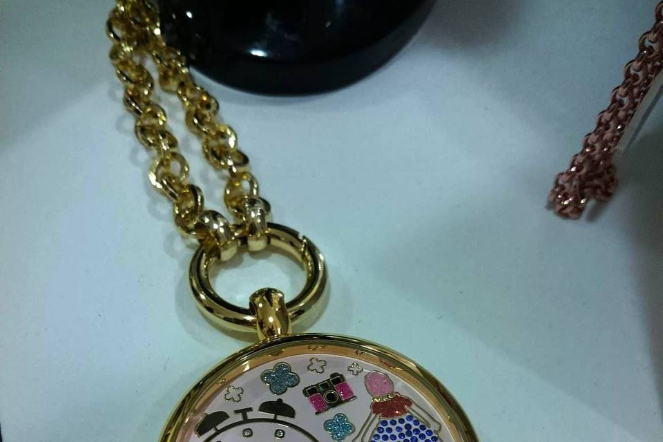 Carose collana orologio