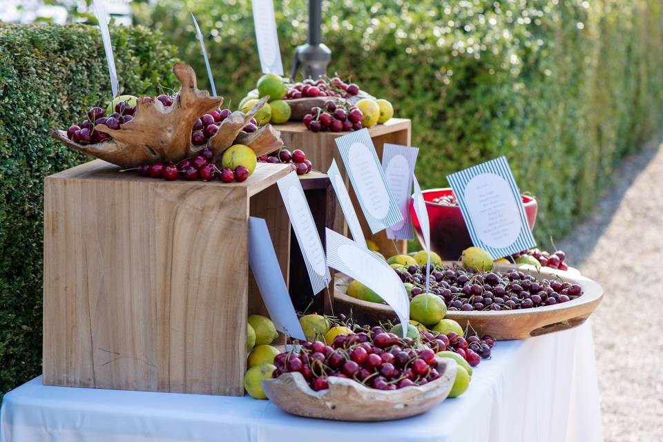 angolo frutta matrimonio