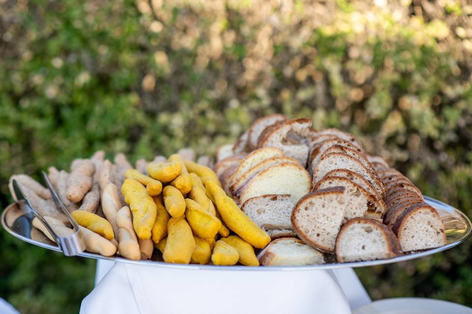 pane e rustici vassoio