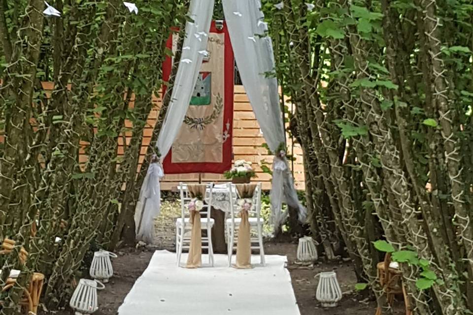 Decorazioni di un matrimonio